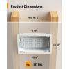 imagePerlegear 17 inWall Media Box Electrical Box Recessed Outlet Box and Media Enclosure for One Connect Box ampamp Network Switches Cable Management Kit with Cutting Template Dust Bag ampamp Drywall Saw9 inch