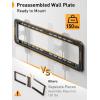 imagePerlegear Advanced Tilt TV Wall Mount PreAssembled Tv Mount for Most 4290 inch TVs up to 150 lbs 6inch Arm Extension 15 Full Tilt Fits 2416 Wood Studs Max VESA 600x400mm