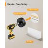 imagePerlegear Cord Hider for Wall Mounted TV Wire Hiders for Mounted TV and Speakers inWall Cable Management Kit Includes Drill Template Dust Bag and Hole Saw Drill Attachment
