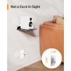 imagePerlegear Cord Hider for Wall Mounted TV Wire Hiders for Mounted TV and Speakers inWall Cable Management Kit Includes Drill Template Dust Bag and Hole Saw Drill Attachment