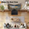 imagePerlegear Floor TV Stand with Mount for 3286quot TVs up to 132 lbs Tall TV Stand with Pegboard and 6 Height Settings TV Swivel Stand with Wooden Base Max VESA 600x400mm PGFS13