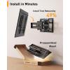 imagePerlegear Full Motion TV Mount for 3265 Inch TVs up to 99 lbs Max VESA 400x400mm Fits 1612 Wood Studs Height Adjustable PreAssembled TV Wall Mount ToolFree Tilt Swivel ampamp Extension PGMF21