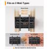 imagePerlegear Full Motion TV Mount for 3265 Inch TVs up to 99 lbs Max VESA 400x400mm Fits 1612 Wood Studs Height Adjustable PreAssembled TV Wall Mount ToolFree Tilt Swivel ampamp Extension PGMF21
