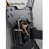 imagePerlegear Full Motion TV Mount for Most 2665 inch Flat or Curved TVs up to 82 lbs Wall Mount TV Bracket with Articulating Arms ToolFree Tilt Swivel Extension Max VESA 400x400mm PGMF3
