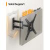 imagePerlegear Full Motion TV Mount for Most 2665 inch Flat or Curved TVs up to 82 lbs Wall Mount TV Bracket with Articulating Arms ToolFree Tilt Swivel Extension Max VESA 400x400mm PGMF3