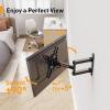 imagePerlegear Full Motion TV Wall Mount for 1342 inch Flat or Curved TVs ampamp Monitors up to 55 lbs Wall Mount TV Bracket with Articulating Arm Swivel Tilt Extension TV Mount Max VESA 200x200mm PGSF6