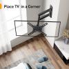 imagePerlegear Full Motion TV Wall Mount for 1342 inch Flat or Curved TVs ampamp Monitors up to 55 lbs Wall Mount TV Bracket with Articulating Arm Swivel Tilt Extension TV Mount Max VESA 200x200mm PGSF6