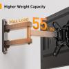 imagePerlegear Full Motion TV Wall Mount for 1342 inch Flat or Curved TVs ampamp Monitors up to 55 lbs Wall Mount TV Bracket with Articulating Arm Swivel Tilt Extension TV Mount Max VESA 200x200mm PGSF6