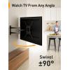 imagePerlegear Full Motion TV Wall Mount for 2655 inch Flat or Curved TVs Wall Mount TV Bracket with Articulating Arm Swivel Tilt Extension Corner TV Wall Mount Max VESA 400x400mm up to 60 lbs PGMFK3