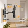 imagePerlegear Full Motion TV Wall Mount for 2665 inch TVs TV Bracket Supports Swivel Articulating Level Extension Tilt Arms Max VESA 400x400mm up to 99lbs 16quot Wood Studs PGMFK4