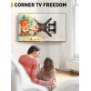 imagePerlegear Full Motion TV Wall Mount for Most 2650 Inch TVs Max VESA 300 x 300mm TV Monitor Wall Mount Bracket with Rotation Swivel Tilt Extension and Leveling Adjustment Holds up to 55 lbsBlack
