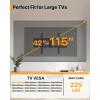 imagePerlegear Heavy Duty Fixed TV Wall Mount for 42quot115quot TVs up to 225 lbs Low Profile TV Mount Fits 16quot 24quot 32quot Studs OnePiece Bracket with Magnetic Pull Tabs Max VESA 800x600mm