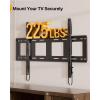 imagePerlegear Heavy Duty Fixed TV Wall Mount for 42quot115quot TVs up to 225 lbs Low Profile TV Mount Fits 16quot 24quot 32quot Studs OnePiece Bracket with Magnetic Pull Tabs Max VESA 800x600mm