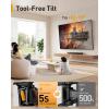 imagePerlegear Long Arm Full Motion TV Wall Mount for 4290 Inch TVs up to 150 lbs 40 Long Extension PreAssembled Corner TV Mount with Full Swivel Tilt Fits 8121624 Studs Max VESA 800x400mm