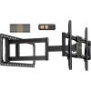 imagePerlegear Long Arm Full Motion TV Wall Mount for 4290 Inch TVs up to 150 lbs 40 Long Extension PreAssembled Corner TV Mount with Full Swivel Tilt Fits 8121624 Studs Max VESA 800x400mm