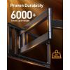 imagePerlegear Long Arm Full Motion TV Wall Mount for 4290 Inch TVs up to 150 lbs 40 Long Extension PreAssembled Corner TV Mount with Full Swivel Tilt Fits 8121624 Studs Max VESA 800x400mm
