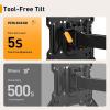 imagePerlegear Long Arm TV Wall Mount for 3265 TVs 374 Long Extension Corner TV Mount Max VESA 400x400mm Articulating Arms Full Motion Wall Mount Bracket with Swivel and Tilt Holds up to 110 lbs