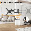 imagePerlegear Long Arm TV Wall Mount for 3265 TVs 374 Long Extension Corner TV Mount Max VESA 400x400mm Articulating Arms Full Motion Wall Mount Bracket with Swivel and Tilt Holds up to 110 lbs