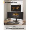 imagePerlegear Monitor Stand Dual Monitor Mount for Two 1340 inch Screens Vertical Monitor Stand with 360 Degree Rotation Swivel and Tilt 13 Height Settings Max VESA 100x100mm PGTVS30