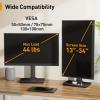 imagePerlegear Monitor Stand Freestanding Monitor Mount for 1334 inch Screens with 360 Degree Rotation 5 Height Settings Adjustable Desk Riser with Swivel and Tilt Max VESA 100x100mm PGTVS29