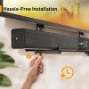 imagePerlegear Soundbar Mount Sound Bar Mount with HolesWithout Holes Sound Bar Mounts Under TV up to 15 lbs NonSlip Base Holder Extends 35 to 6 Attach Speaker to TV or Wall