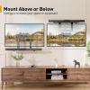 imagePerlegear Soundbar Mount Sound Bar Mount with HolesWithout Holes Sound Bar Mounts Under TV up to 15 lbs NonSlip Base Holder Extends 35 to 6 Attach Speaker to TV or Wall