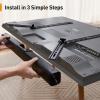 imagePerlegear Soundbar Mount with Adjustable Height Sound bar Mount up to 15 lbs Soundbar Mount Under TV or Above TV Soundbar tv Mount Bracket with Detachable Long Extension Plates PGSM04B