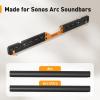 imagePerlegear Soundbar Wall Mount Compatible with Sonos Arc and Sonos Arc Ultra Sound Bar Mount on Wall Under TV Hidden Design Optional Smart EQ Optimization Switch Sturdy Steel Structure
