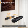 imagePerlegear Soundbar Wall Mount Compatible with Sonos Arc and Sonos Arc Ultra Sound Bar Mount on Wall Under TV Hidden Design Optional Smart EQ Optimization Switch Sturdy Steel Structure