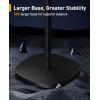 imagePerlegear Speaker Stand Pair for Sonos Era 300 Speakers AllMetal 32 Tall Floor Speaker Stand with Cable Management Enlarged Base Easy 3Step Setup 360 Surround Sound Speaker Stand PGSS15