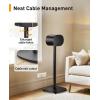 imagePerlegear Speaker Stand Pair for Sonos Era 300 Speakers AllMetal 32 Tall Floor Speaker Stand with Cable Management Enlarged Base Easy 3Step Setup 360 Surround Sound Speaker Stand PGSS15