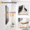 imagePerlegear Studless TV Wall Mount for Most 2455 Inch TVs up to 100 lbs No Stud TV Mount Drywall TV Bracket with Max VESA 400x400mm No Drill Easy Install Low Profile PGMT7