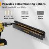 imagePerlegear Studless TV Wall Mount for Most 2455 Inch TVs up to 100 lbs No Stud TV Mount Drywall TV Bracket with Max VESA 400x400mm No Drill Easy Install Low Profile PGMT7