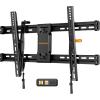 imagePerlegear Tilting TV Wall Mount for 4290 Inch TVs with Leveling Adjustment Low Profile TV Mount up to 132 lbs Wall Mount Bracket Fits 12161824 Wood Studs Max VESA 600x400mm PGLT9