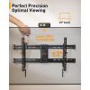 imagePerlegear Tilting TV Wall Mount for 4290 Inch TVs with Leveling Adjustment Low Profile TV Mount up to 132 lbs Wall Mount Bracket Fits 12161824 Wood Studs Max VESA 600x400mm PGLT9