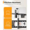 imagePerlegear Tilting TV Wall Mount for 4290 Inch TVs with Leveling Adjustment Max VESA 800x400mm LowProfile TV Mount Wall Bracket up to 132 lbs Easy for Centering Fits 12quot16quot18quot24quot Studs PGXT5