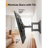 imagePerlegear UL Listed Full Motion TV Wall Mount for 4285 inch TVs up to 132 lbs TV Mount with Dual Articulating Arms ToolFree Tilt Swivel Extension Leveling Max VESA 600x400mm 16quot Studs PGLF8