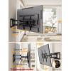 imagePerlegear ULListed Full Motion TV Wall Mount for 4290 Inch TVs up to 150 lbs PreAssembled TV Mount with ToolFree Tilt Swivel Extension Max VESA 600 x 400mm 12161824 Wood Studs PGLF16