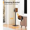 imagePerlegear Universal Speaker Stands Pair with Cable Management 336 inch Speakers Stands for Bookshelf Speakers Satellite Speakers ampamp Surround Sound Speaker Holds to 22lbs PGSS2