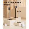 imagePerlegear Universal Speaker Stands Pair with Cable Management 336 inch Speakers Stands for Bookshelf Speakers Satellite Speakers ampamp Surround Sound Speaker Holds to 22lbs PGSS2
