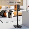 imagePerlegear Universal Speaker Stands for Surround Sound up to 22lbs  28 Inch Bookshelf Speaker Stands for Bose Polk JBL KEF Klipsch ampamp Others Floor Speaker Stand with Cable Management 1Pair PGSS6