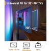 imagePerlegear Universal Swivel TV Stand with LED Lights for 3270 inch TVs Height Adjustable Table Top TV Stand with Tilt Tempered Glass Base Holds up to 88 lbs Max VESA 400x400mm PGTVS32BUpgrade with LED Lights