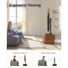 imagePerlegear Universal Swivel TV Stand with LED Lights for 3270 inch TVs Height Adjustable Table Top TV Stand with Tilt Tempered Glass Base Holds up to 88 lbs Max VESA 400x400mm PGTVS32BUpgrade with LED Lights