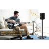 imageSpeaker Stands Designed for Sonos Speakers Pair Floor Speakers Stands for Sonos One One SL Play1 Play3 Play5 Heavy Duty Floor Speaker Mount with Cable Management Black