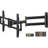 imagePerlegear Corner TV Wall Mount Long Arm TV Mount Bracket for 3275 Inch TVsFull Motion Wall Mount with 3237 Extension ampamp Swivel Articulating Arm ampamp Tilt MAX VESA 600x400mm Holds up to 100 lbs