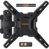 imagePerlegear Full Motion TV Mount for Most 2665 inch Flat or Curved TVs up to 82 lbs Wall Mount TV Bracket with Articulating Arms ToolFree Tilt Swivel Extension Max VESA 400x400mm PGMF3