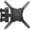 imagePerlegear Full Motion TV Wall Mount for 2655 inch Flat or Curved TVs Wall Mount TV Bracket with Articulating Arm Swivel Tilt Extension Corner TV Wall Mount Max VESA 400x400mm up to 60 lbs PGMFK3