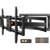 imagePerlegear Long Arm Full Motion TV Wall Mount for 4290 Inch TVs up to 150 lbs 40 Long Extension PreAssembled Corner TV Mount with Full Swivel Tilt Fits 8121624 Studs Max VESA 800x400mm