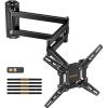 imagePerlegear Long Arm TV Wall Mount for 3265 TVs 374 Long Extension Corner TV Mount Max VESA 400x400mm Articulating Arms Full Motion Wall Mount Bracket with Swivel and Tilt Holds up to 110 lbs