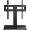 imagePerlegear TV Stand Mount Universal Swivel TV Stand for 3265 Inch LCDLEDOLED TVs up to 88 lbs TV Legs with Tempered Glass Base Height Adjustable TV Base Stand with Tilt Max VESA 400x400mmDeep Black